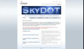 
							         SkyDOT - Los Alamos National Lab								  
							    