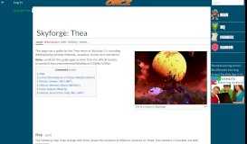 
							         Skyforge: Thea - Orcz.com, The Video Games Wiki								  
							    