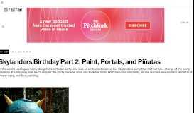 
							         Skylanders Birthday Part 2: Paint, Portals, and Piñatas | WIRED								  
							    