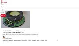 
							         Skylanders Portal Cake! - Pinterest								  
							    