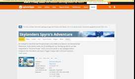 
							         Skylanders Spyro's Adventure (PC, PS3, Xbox 360, Wii, 3DS ...								  
							    