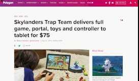 
							         Skylanders Trap Team delivers full game, portal, toys and controller to ...								  
							    