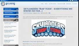 
							         Skylanders Trap Team - Everything We Know (so far...) - Skylanders ...								  
							    