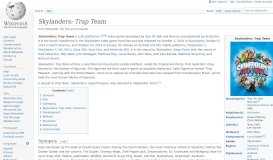 
							         Skylanders: Trap Team - Wikipedia								  
							    