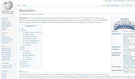 
							         Skylanders - Wikipedia								  
							    