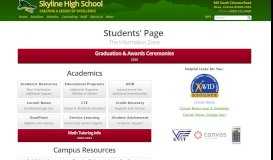 
							         Skyline » Students' Page - Mesa - Mesa Public Schools								  
							    