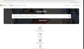 
							         Skype-Support für Skype im Web | Skype-Support								  
							    