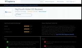 
							         SkyTouch Hotel OS Reviews 2020 - Capterra								  
							    