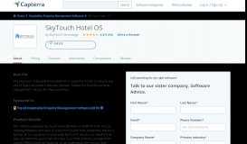 
							         SkyTouch Hotel OS Reviews and Pricing - 2020 - Capterra								  
							    