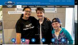
							         Skyview Middle School / Overview								  
							    