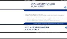 
							         Skyward Conversion Update - West Allis-West Milwaukee School District								  
							    