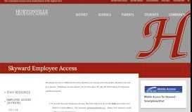 
							         Skyward Employee Access - Hortonville Area School District								  
							    