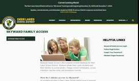 
							         Skyward Family Access - Deer Lakes School District								  
							    