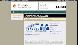 
							         Skyward Family Access - Edmonds School District								  
							    