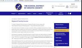 
							         Skyward Family Access – For Parents – The School District of DeSoto ...								  
							    