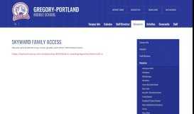 
							         Skyward Family Access - Gregory-Portland Independent ...								  
							    
