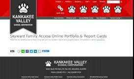 
							         Skyward Family Access Online Portfolio & Report Cards - Kankakee ...								  
							    