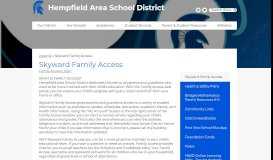 
							         Skyward Family Access – Parents – Hempfield Area School District								  
							    