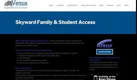 
							         Skyward Family Access - Venus ISD								  
							    