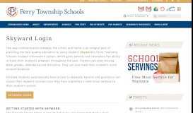 
							         Skyward Login - Perry Township Schools								  
							    