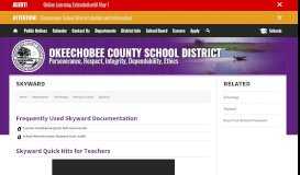 
							         Skyward - Okeechobee County School District								  
							    