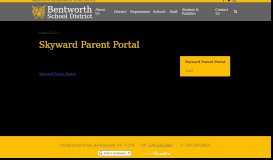 
							         Skyward Parent Portal – Parent Portal – Bentworth School District								  
							    