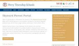 
							         Skyward Parent Portal | Perry Township								  
							    