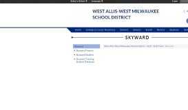 
							         Skyward - West Allis-West Milwaukee School District								  
							    