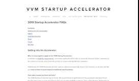 
							         Slack - FAQs — VVM Startup Accelerator								  
							    