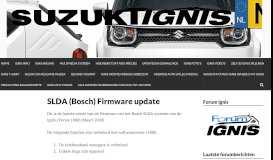 
							         SLDA (Bosch) Firmware update – Suzukiignis.nl								  
							    