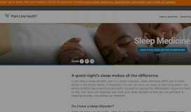 
							         Sleep Medicine | Main Line Health | Philadelphia, Pennsylvania								  
							    