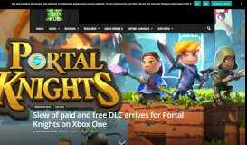 
							         Slew of paid and free DLC arrives for Portal Knights on Xbox One ...								  
							    