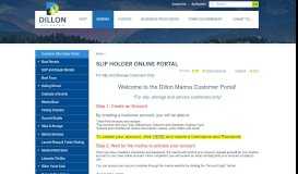 
							         Slip Holder Online Portal | Dillon, CO								  
							    