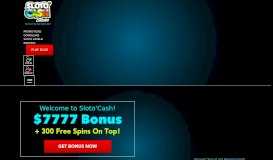 
							         Sloto Cash Casino: Sloto'Cash Online Casino | $7777 Bonus								  
							    