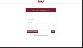 
							         Slough Client Portal								  
							    