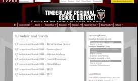 
							         SLT Instructional Rounds – Timberlane Regional School District								  
							    