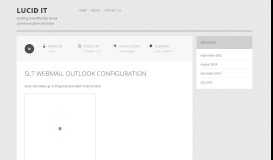 
							         SLT Webmail Outlook Configuration | LuciD IT								  
							    