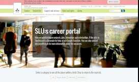 
							         SLU:s career portal | Studentwebben - SLU-student								  
							    