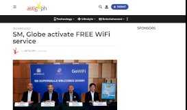 
							         SM, Globe activate FREE WiFi service | ASTIG.PH								  
							    