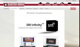 
							         SM Infinity™ Cloud Based Software - Electro-Mech Scoreboard								  
							    