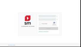 
							         SM - Portal de Clientes - Inicio de sesión								  
							    