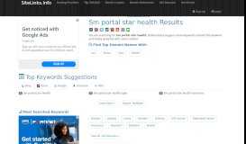 
							         Sm portal star health Results For Websites Listing - SiteLinks.Info								  
							    