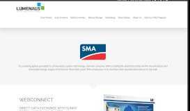 
							         SMA Webconnect - Sunny Portal | Lumenaus								  
							    