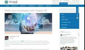 
							         SMAC your employees with Digital HR - HR Solutions | Dovetail ...								  
							    