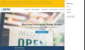 
							         Small Business Insurance | biBERK, a Berkshire Hathaway Company								  
							    