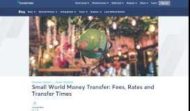 
							         Small World Money Transfer: Fees, Rates and Transfer Times ...								  
							    