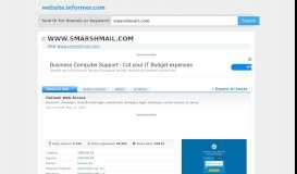 
							         smarshmail.com at WI. Outlook Web Access - Website Informer								  
							    
