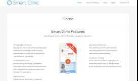 
							         Smart Clinic App: Home								  
							    