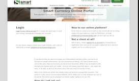 
							         Smart Currency Online Portal · Smart Currency Exchange								  
							    