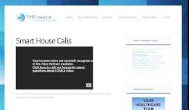 
							         Smart House Calls | Dr. Toby Bond - TMB Medical								  
							    